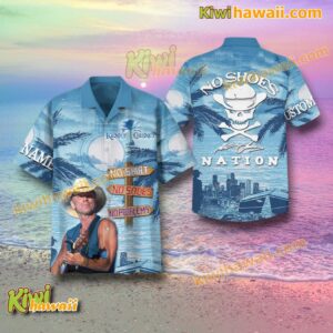 Kenny Chesney No Shirt No Shoes No Problems Personalized Hawaiian Shirt aDEbhzy