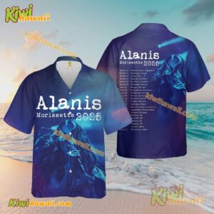Alanis Morissette 2025 World Tour Hawaiian Shirt oEnrveO
