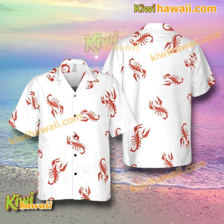 Cosmo Kramer Seinfeld Lobster Hawaiian Shirt ZIf09vy