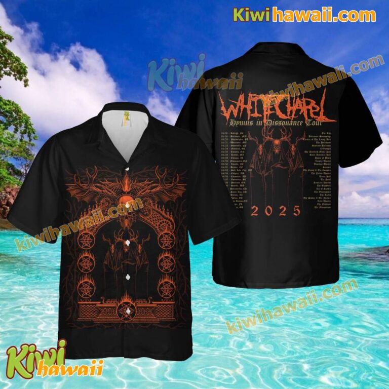 Whitechapel Hymns In Dissonance Tour 2025 Hawaiian Shirt mKxuXUH