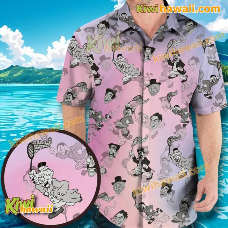 The Animated Marx Brothers Characters Gradient Hawaiian Shirt AeDEPgM