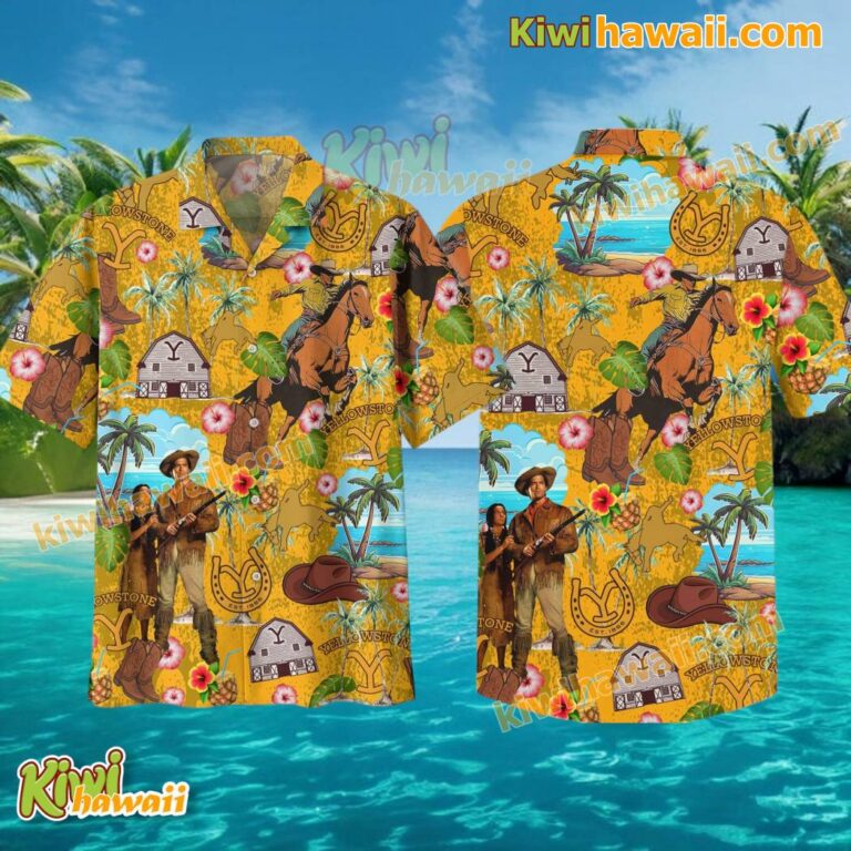 Yellowstone Horse Hawaiian Shirt mHoL0i3
