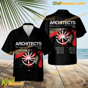 Architects 2025 North American Tour Hawaiian Shirt ZX79d3k