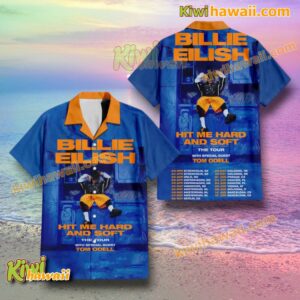 Billie Eilish Hit Me Hard And Soft The Tour 2025 With Tom Odell Hawaiian Shirt ZaJVyoX