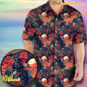 Darth Vader Tropical Sunset Hawaiian Shirt CUYF8ks