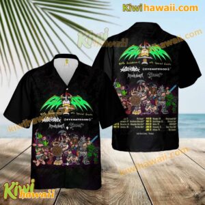 Gwar 40th Anniversary With Special Guests Tour 2025 Hawaiian Shirt caTBL46