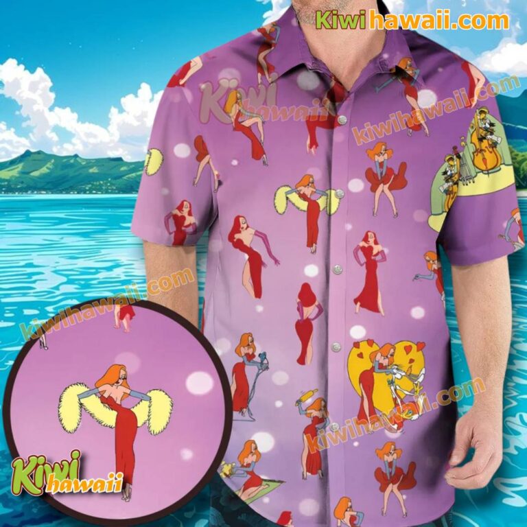 Jessica Rabbit Who Framed Roger Rabbit Hawaiian Shirt QZNY8wA