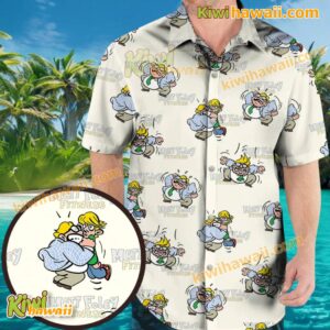 Matt Foley Fitness Hawaiian Shirt yfOIgEH