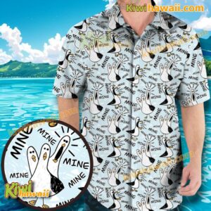 Mine Mine Mine Seagulls From Finding Nemo Hawaiian Shirt yIkNXGL