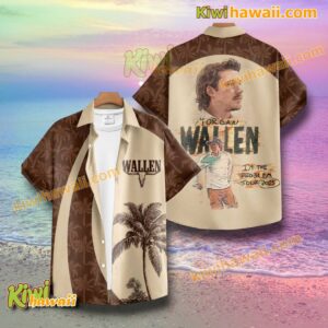 Morgan Wallen I'm The Problem Tour 2025 Palm Tree Hawaiian Shirt GjxR2zb
