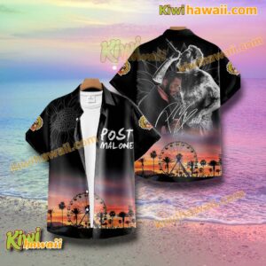 Post Malone Sunset Signature Hawaiian Shirt IuldDo6
