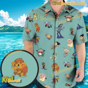 Russian Cartoons Heroes Hawaiian Shirt Au6pWmZ