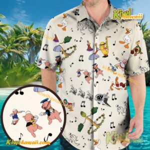 The Silly Symphony Characters Hawaiian Shirt CE5pSMm