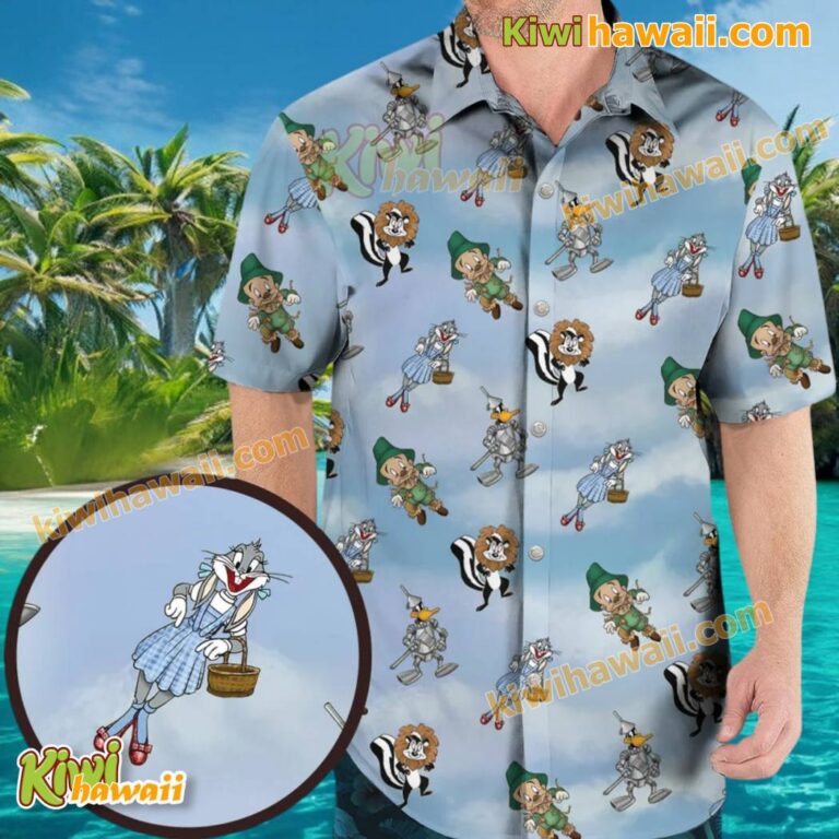 The Wizard Of Draws Looney Tunes Hawaiian Shirt c2LGwQf
