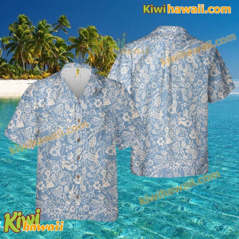 Rabbit Easter Day Hawaiian Shirt 9WmKfGy
