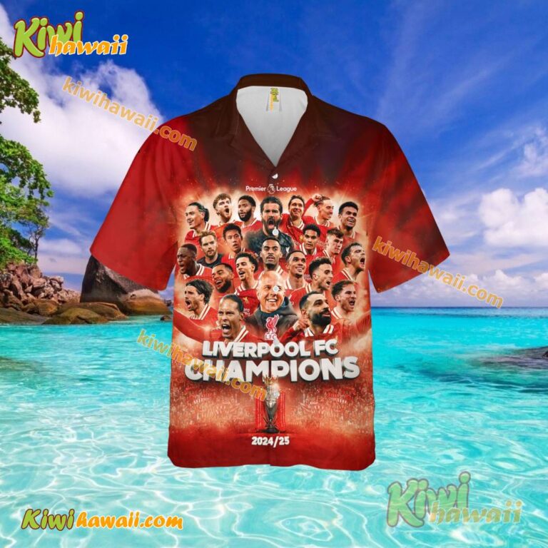 Liverpool Fc Champions 202425 Premier League Hawaiian Shirt qk2EO1m