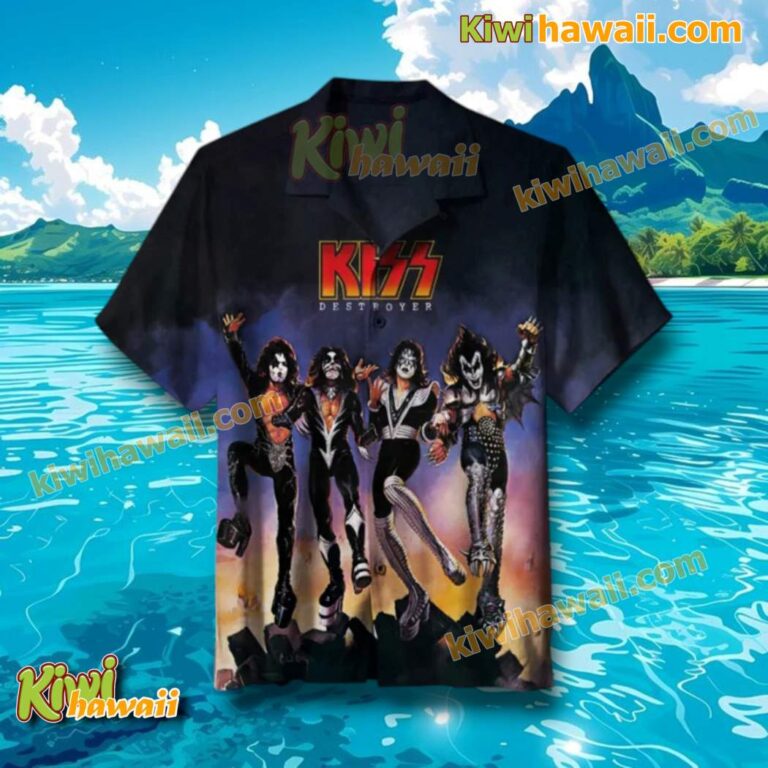 KISS Destroyer Unisex Hawaiian Shirt 28wTCEl
