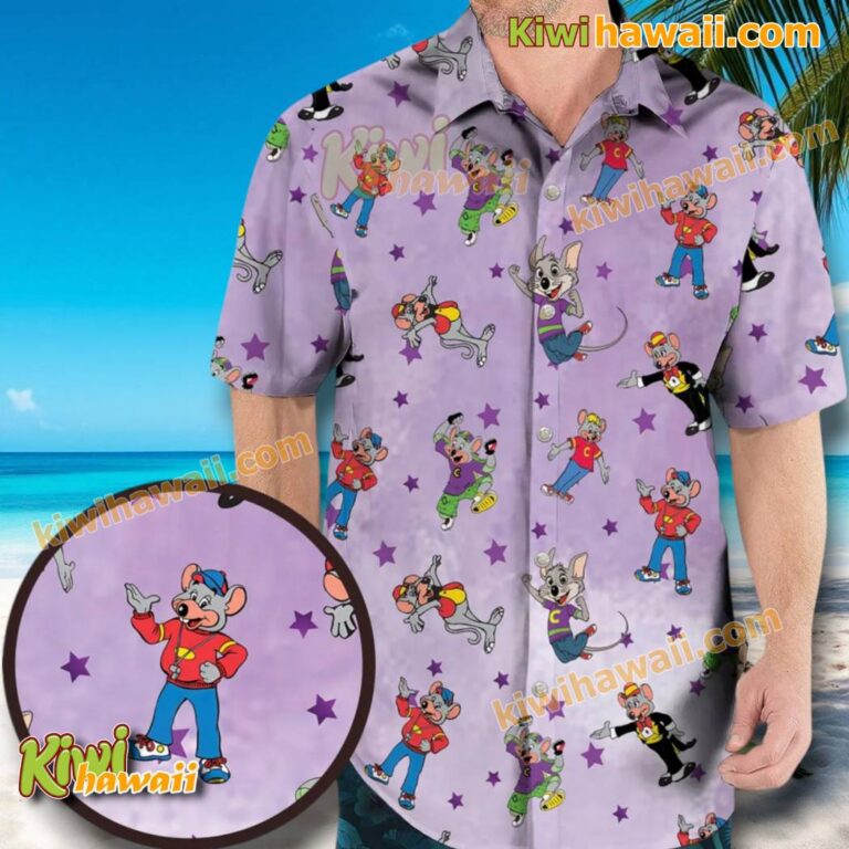 History Of Chuck E. Cheese Hawaiian Shirt wAnRcvu