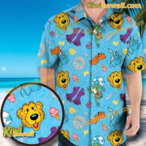 Bear In The Big Blue House Hawaiian Shirt x8N2jtd