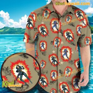 GI Joe Box Art Hawaiian Shirt qXQsfrB