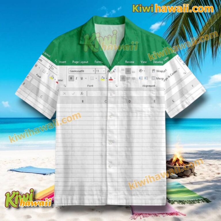 Excel Worksheet Hawaiian Shirt gjzqwoe