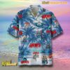 Jaws Palm Tree Beach Hawaiian Shirt-a IctHUma