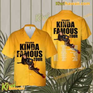 KenTheMan Kinda Famous Tour 2025 Hawaiian Shirt BWZohxA