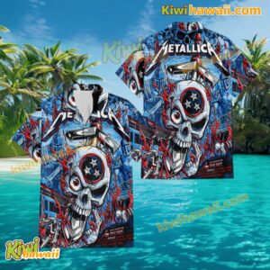 Metallica M72 North American Tour 2025 Nashville Hawaiian Shirt EDI4FXg