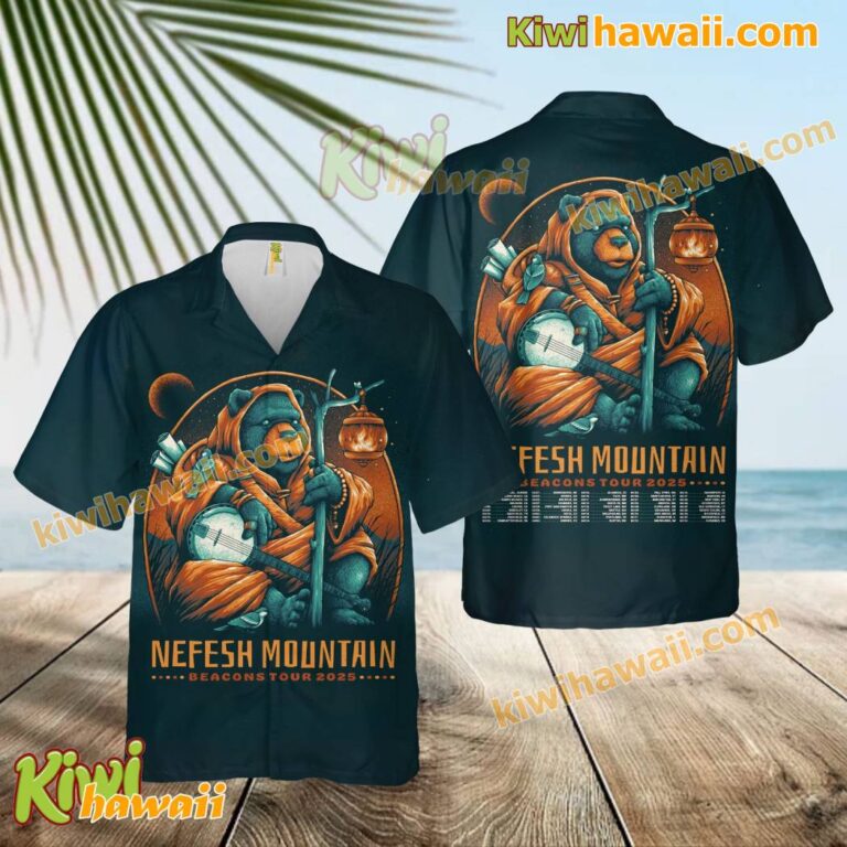 Nefesh Mountain Beacons Tour 2025 Hawaiian Shirt kVI96Gc