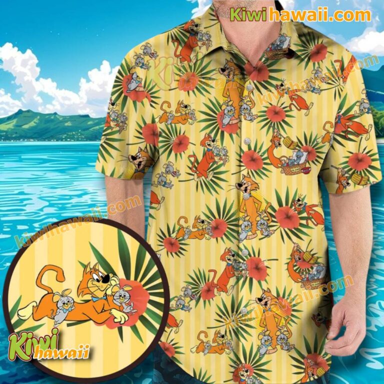 Pixie And Dixie And Mr. Jinks Hawaiian Shirt IgZ2huD