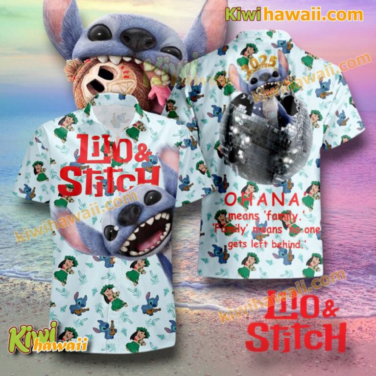 Lilo And Stich 2025 Ohana Means Family Hawaiian Shirt Irf0t1n