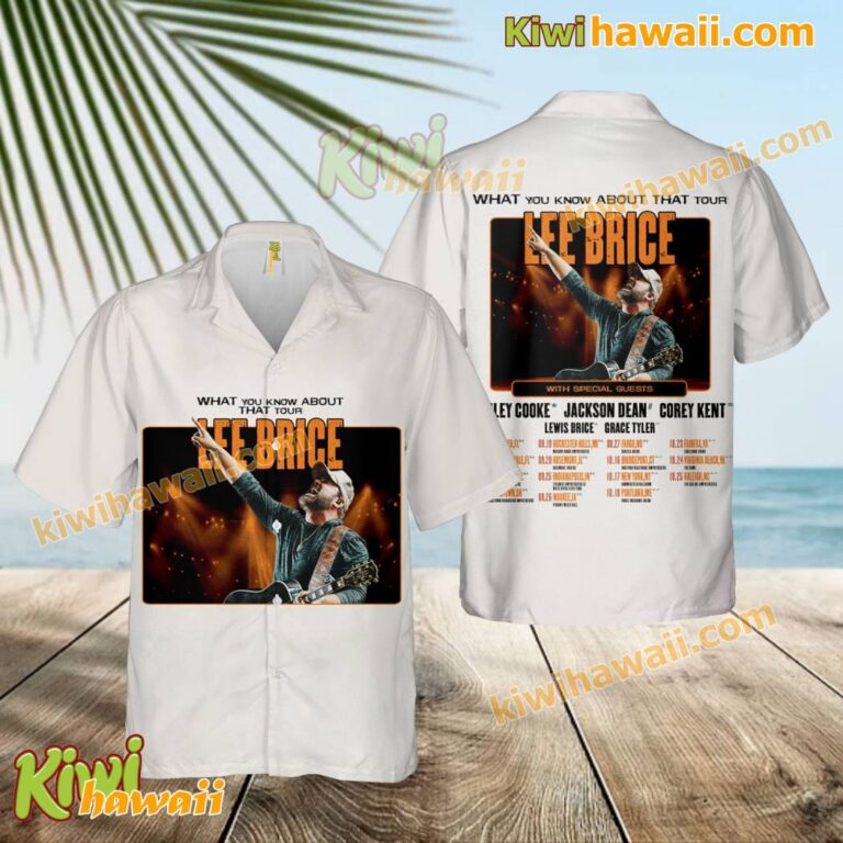 Lee Brice What You Know About That Tour 2025 Hawaiian Shirt Ssqtz2Q