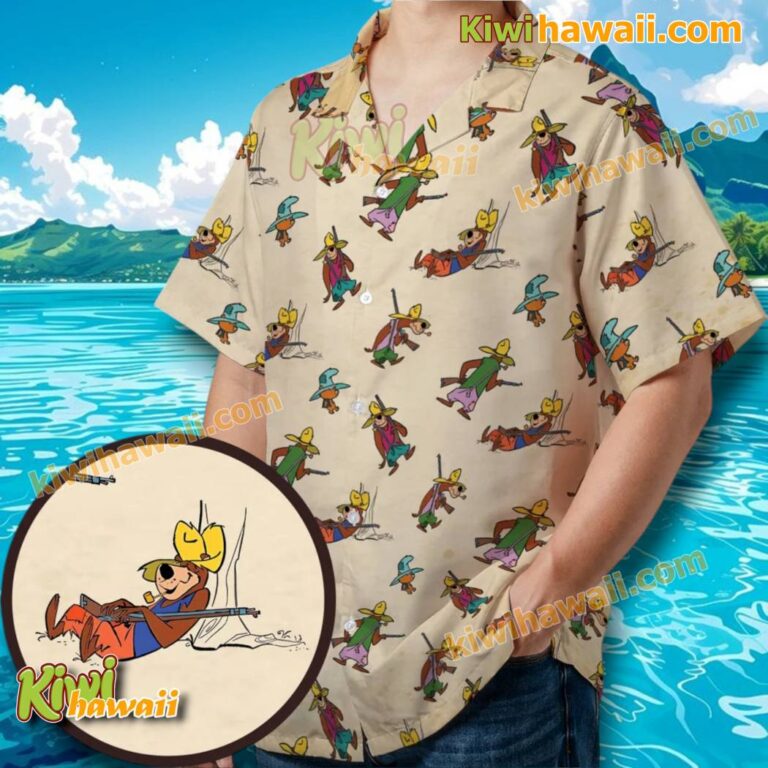 Paw Rugg The Hillbilly Bears Hawaiian Shirt qljYt3W