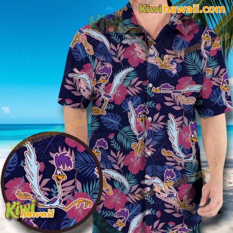 The Road Runner Tropical Hawaiian Shirt zuFAK7l