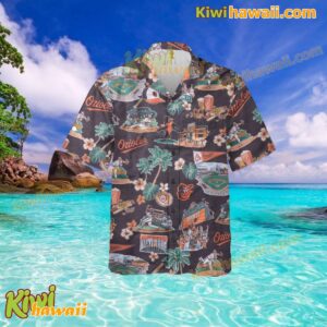 Baltimore Orioles Stadium Scenic Performance Hawaiian Shirt 24VFtAX