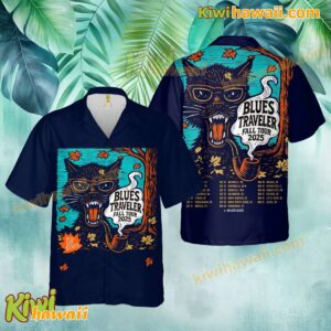 Blues Traveler 2025 Fall Tour With Spin Doctors Hawaiian Shirt P3qYK47