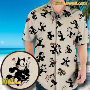Felix The Cat Huh Hawaiian Shirt xLlOVy2