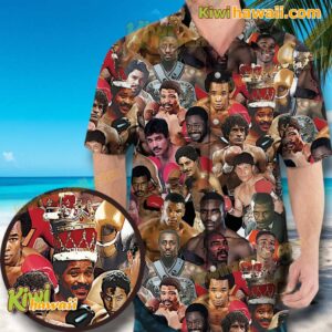 Fight Night Fit Boxing Legends Hawaiian Shirt n4gOlFy
