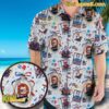 Horror Movie Characters Patriotic Hawaiian Shirt gXlH8ba