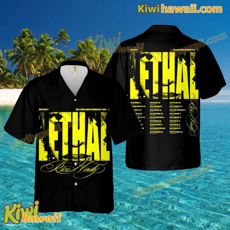 Rico Nasty The Lethal North American Tour 2025 Hawaiian Shirt tO1ZQK7