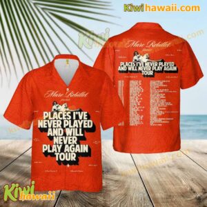 Marc Rebillet Places I Have Never Played And Will Never Play Again Tour 2025 Hawaiian Shirt o9CgW8E