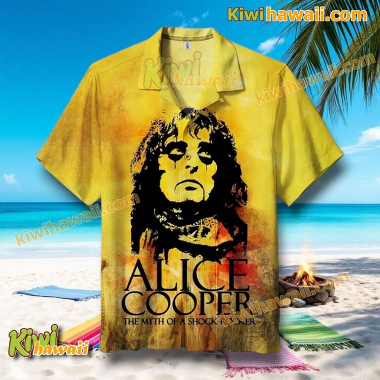 Alice Cooper The Myth Of A Sock Rocker Hawaiian Shirt lOSeDbJ