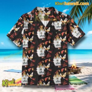 Shadow The Hedgehog Marlboro Hawaiian Shirt F53PNxe