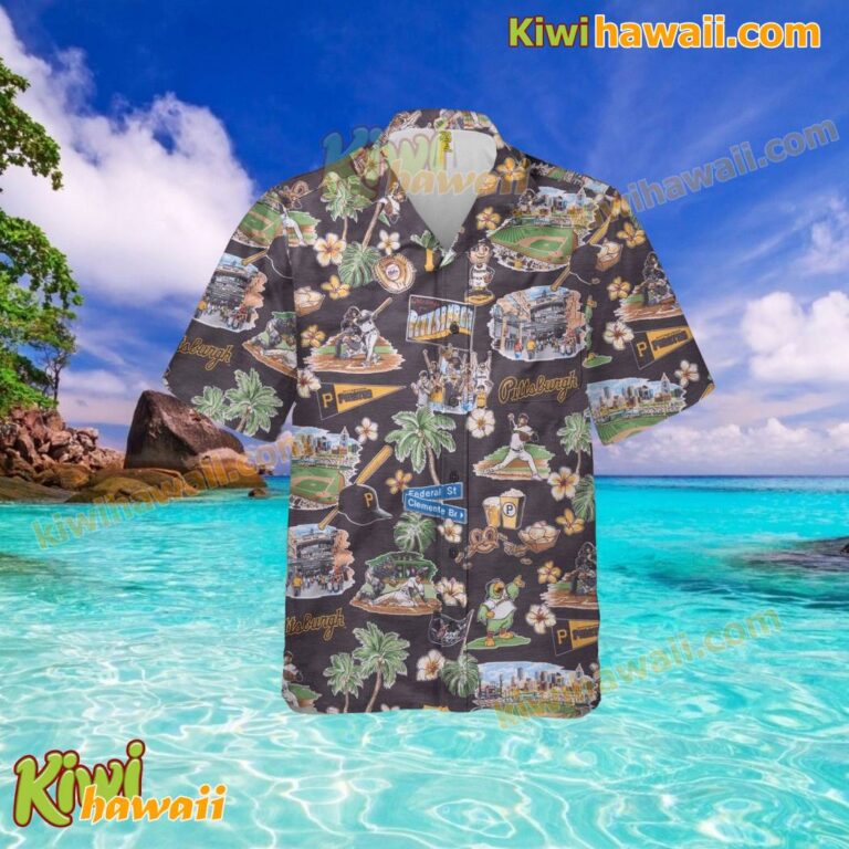 Pittsburgh Pirates Stadium Scenic Performance Hawaiian Shirt 8R9nXox