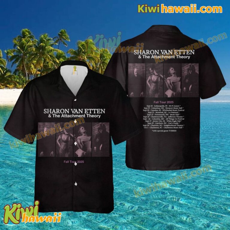 Sharon Van Etten & The Attachment Theory Fall Tour 2025 Hawaiian Shirt DqyURgc