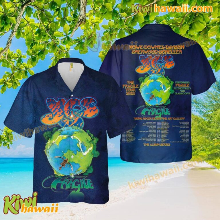 Yes The Fragile Tour 2025 The Album Series Hawaiian Shirt dt1ARZX