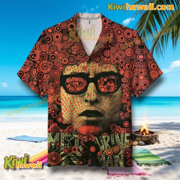 Bob Dylan Mister Tambourine Man Hawaiian Shirt oStUGPi