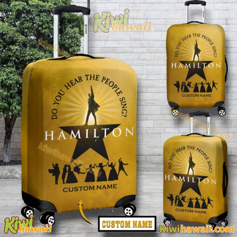 Hamilton Do You Hear The People Sing Personalized Luggage Cover qN8OWQL