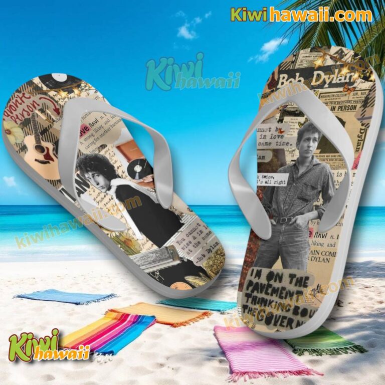 Bob Dylan I'm On The Pavement Flip Flops vFKRk4r