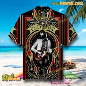 Eric Clapton 50th Anniversary Fall 2017 Los Angeles Hawaiian Shirt 0UQfkGL